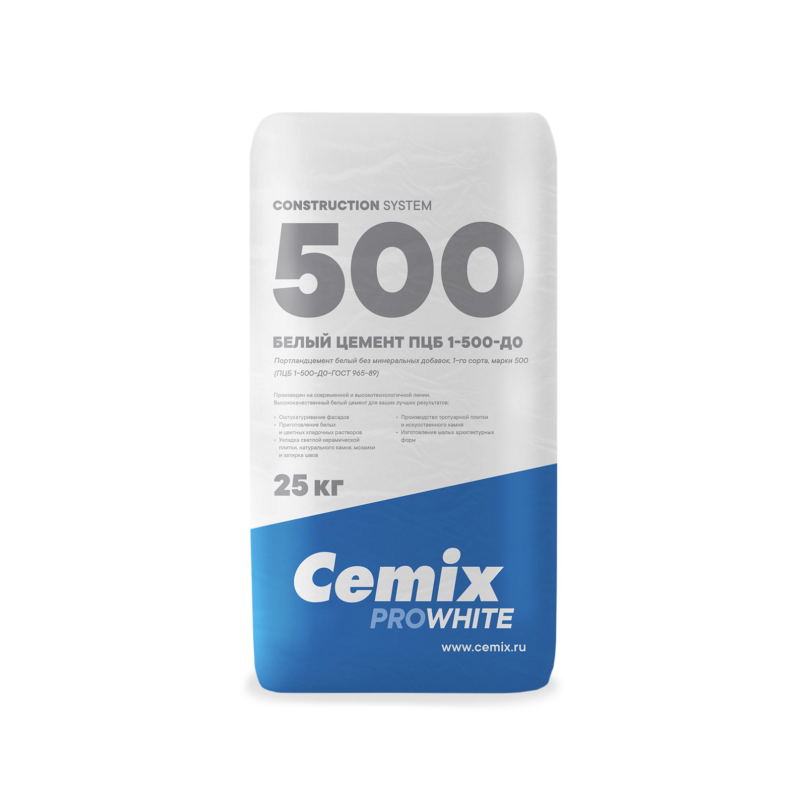 Производитель белого цемента CEMIX ProWhite 🏭